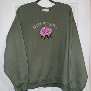 West Virginia Embroidered Sweatshirt